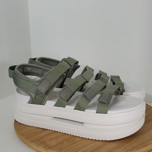 Nike Icon Classic Sandal - Light Army and Jade Horizon Women's Size 11 NIB